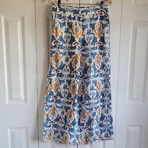 Christian Siriano Multicolor Patterned Maxi Skirt